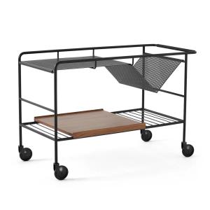 & Tradition - Alima NDS1 Chariot de service, noir mat/noyer…