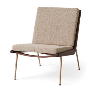 & Tradition - Boomerang HM1 fauteuil de salon, noyer huilé…