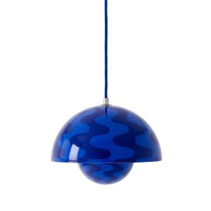 & Tradition - FlowerPot Lampe suspendue VP1, bleu cobalt /…