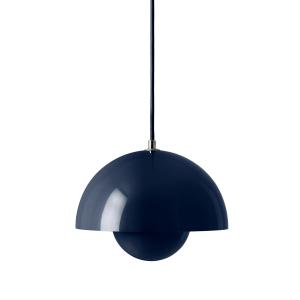 & Tradition - FlowerPot Lampe suspendue VP1, bleu acier