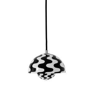 & Tradition - FlowerPot Lampe suspendue VP10, noir / blanc