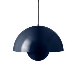 & Tradition - FlowerPot Lampe suspendue VP7, bleu acier