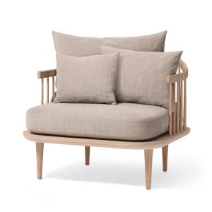 & Tradition - Fauteuil FLY SC1, chêne huilé / Hot Madison (…