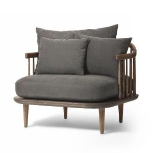 & Tradition - Fauteuil FLY SC1, chêne fumé / Hot Madison (9…