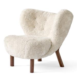 & Tradition - Little Petra VB1 Lounge Chair, noyer / peau d…