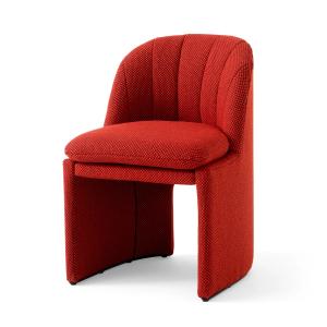 & Tradition - Loafer SC106 Dining Chair, rouge (Tissu Kvadr…