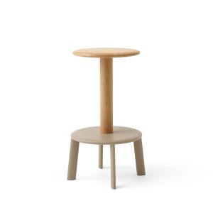 & Tradition - Massif AV39 Tabouret de comptoir, chêne / gri…