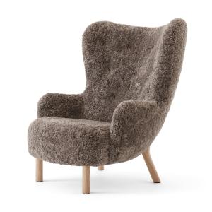& Tradition - Petra Lounge Chair VB3, High Back, chêne huil…