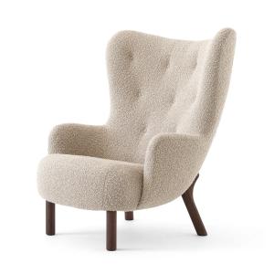 & Tradition - Petra Lounge Chair VB3, High Back, noyer huil…