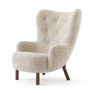 & Tradition - Petra Lounge Chair VB3, High Back, noyer huil…