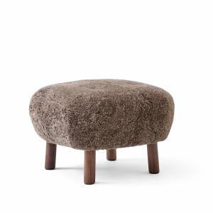 & tradition - Pouf ATD1, Mouton Sahara / Noix