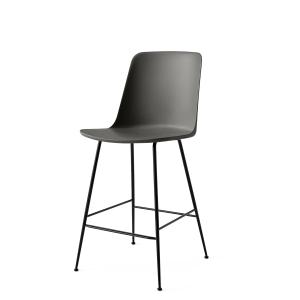 & Tradition - Rely HW91 Chaise de bar, stone grey / noir