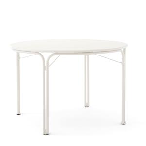 & Tradition - Thorvald SC98 Table de jardin, Ø 115 cm, ivoi…