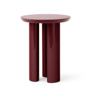 & Tradition - Tung Table JA3, Ø 38 x 48 cm, rouge bourgogne