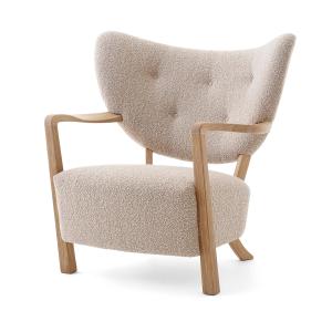 & Tradition - Wulff ATD2 Lounge Chair, chêne huilé / beige…