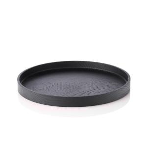 applicata - Luna tray plateau de service, ∅ 28 cm, chêne te…
