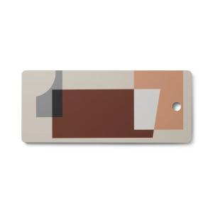 applicata - Tapas Planche Clay, large, rouge / noir / gris…