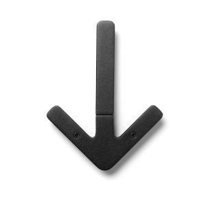 Design House Stockholm - Arrow Hanger Crochet mural, noir