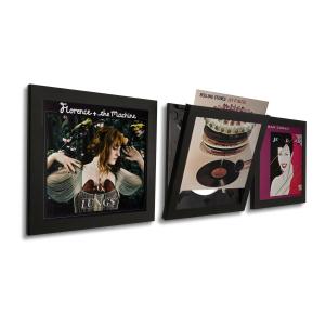 Art Vinyl - Cadre Flip Frame, set de 3 pièces, noir