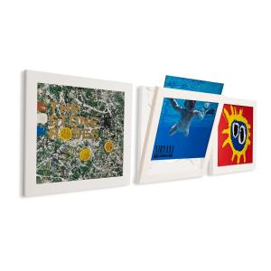 Art Vinyl - Cadre Flip Frame, set de 3 pièces, blanc