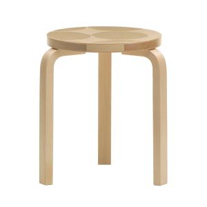 Artek x Marimekko - 60 Tabouret, Kivet, Bouleau naturel (Éd…