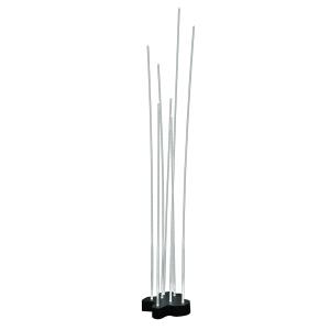 Artemide - Lampadaire LED d'extérieur Reeds, simple / gris…