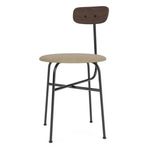 Audo - Afteroom Chaise, chêne foncé / noir, beige (tissu Au…