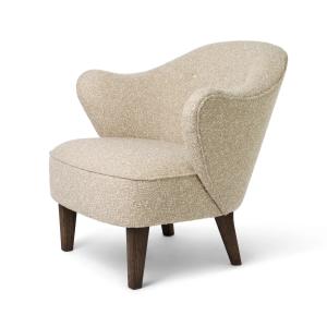 Audo - Ingeborg Fauteuil, chêne teinté foncé / beige (Sahco…