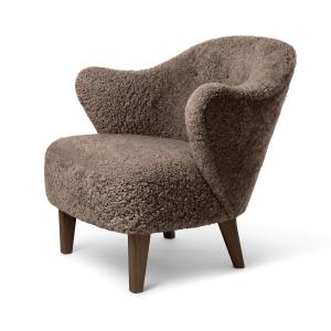 Audo - Ingeborg Fauteuil, chêne teinté foncé / Sheepskin Sa…