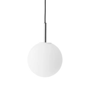 Audo - Lampe suspendue TR, acier poli / ampoule opale mate