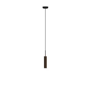 Audo - Tubulaire Lampe suspendue H 24 cm, laiton bronzé