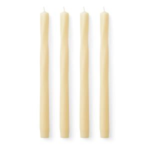 Audo - Twist Bougie à tige, H 30 cm, ivoire (set de 4)