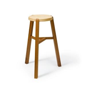 Auerberg - Tabouret de bar en Y H 65 cm, frêne huilé / chên…