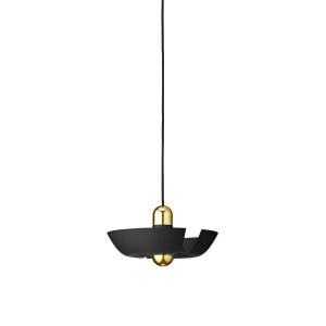 AYTM - Cycnus Pendentif lumineux, Ø 30 cm, noir / or