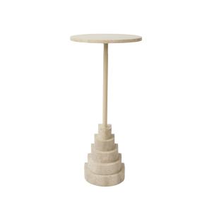 AYTM - Solum table d'appoint Ø 32 x H 67 cm, sable / traver…