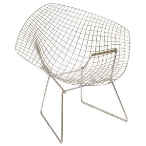 Knoll - Bertoia Diamond fauteuil, chromé