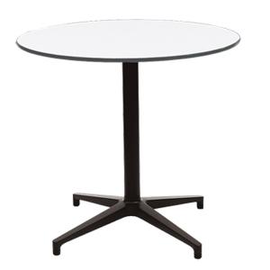 Vitra - Bistro Table Outdoor, rund, Ø 79.6 cm, blanc / noir