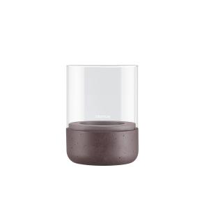 Blomus - Calma Photophore, Ø 10 cm, transparent / cedar woo…