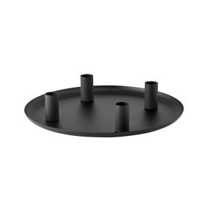 Blomus - Loha bougeoir, rond, noir