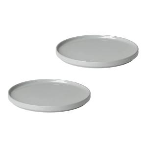 Blomus - Pilar Assiette à dessert, Ø 20 cm, mirage gris (se…
