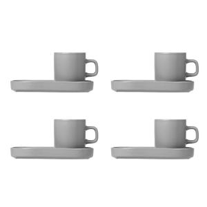 Blomus - Pilar Tasse à expresso, mirage gris (set de 4)