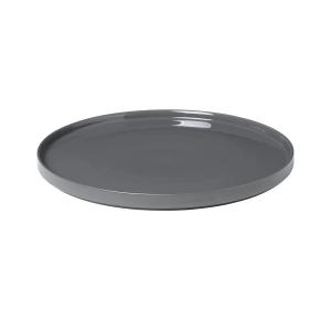 Blomus - Pilar Assiette de service, Ø 32 cm, pewter
