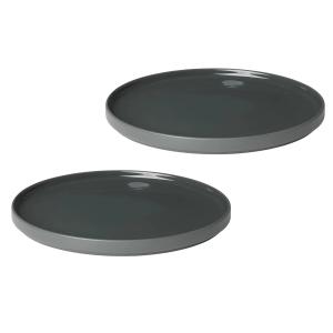 Blomus - Pilar Assiette (plate), agave green (set de 2)