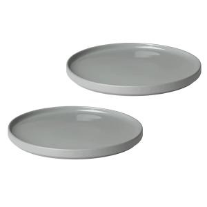 Blomus - Pilar Assiette (plate), mirage gris (set de 2)
