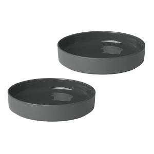 Blomus - Pilar Assiette (creuse), agave green (set de 2)
