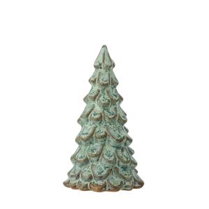 Bloomingville - Auden Sapin de décoration, H 14 cm, vert