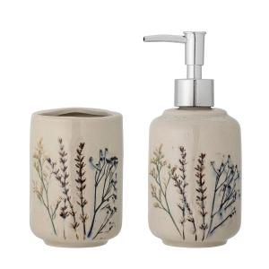 Bloomingville - Distributeur de savon Bea, naturel (set de…