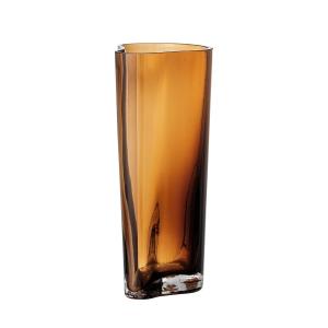 Bloomingville - Benia Vase en verre, h 20 cm, brun