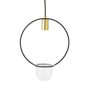 Bloomingville - Suspension lumineuse-Pot de fleurs, rond, m…