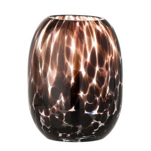 Bloomingville - Crister Vase, H 17 cm, brun